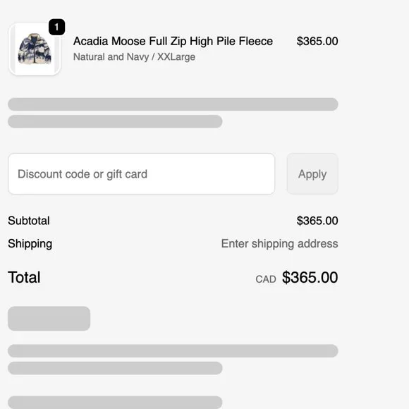 SOLD!!! NWT Parks Project Acadia Moose Full Zip High Pile Fleece XXL - Picture 6 of 6